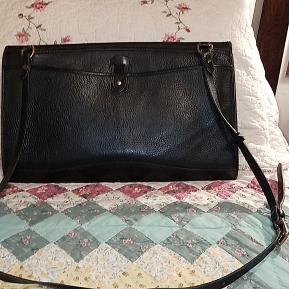 vintage Dooney & Bourke Cavalry portfolio black - Picture 2 of 8